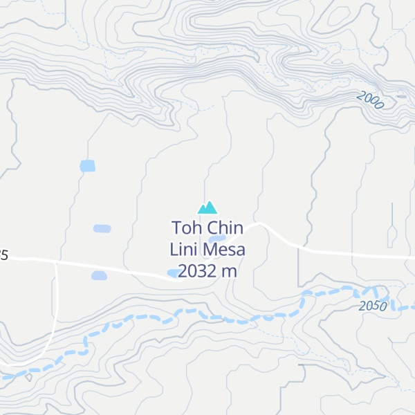 Map of Toh Chin Lini Mesa