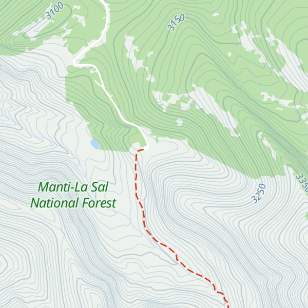 Map of Gold Basin Yurt