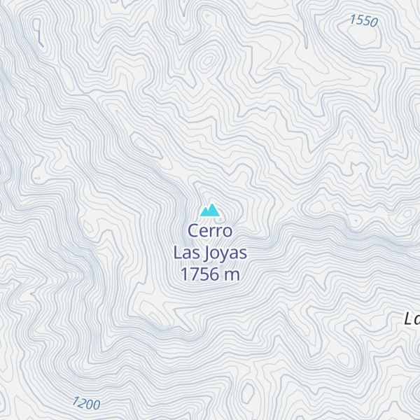 Map of Cerro Las Joyas