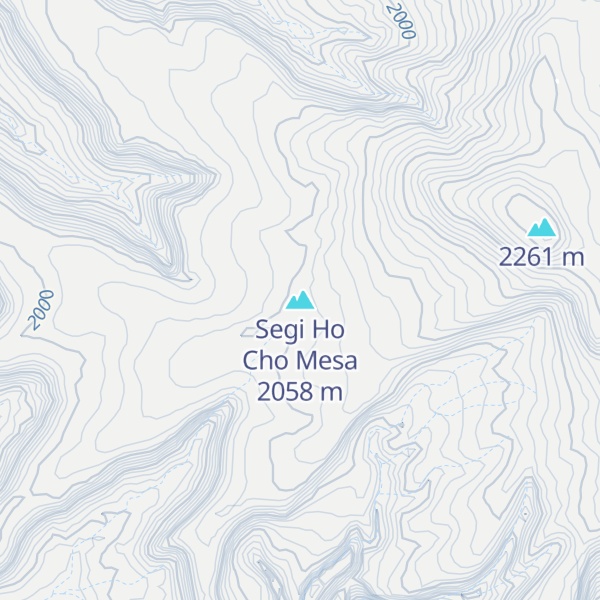 Map of Segi Ho Cho Mesa