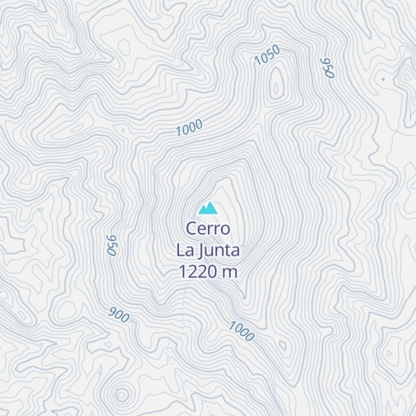 Map of Cerro La Junta
