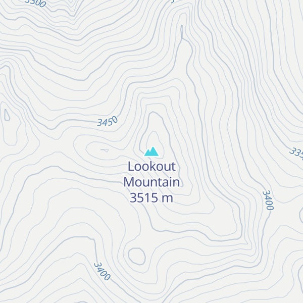 Map of Lookout Mountain