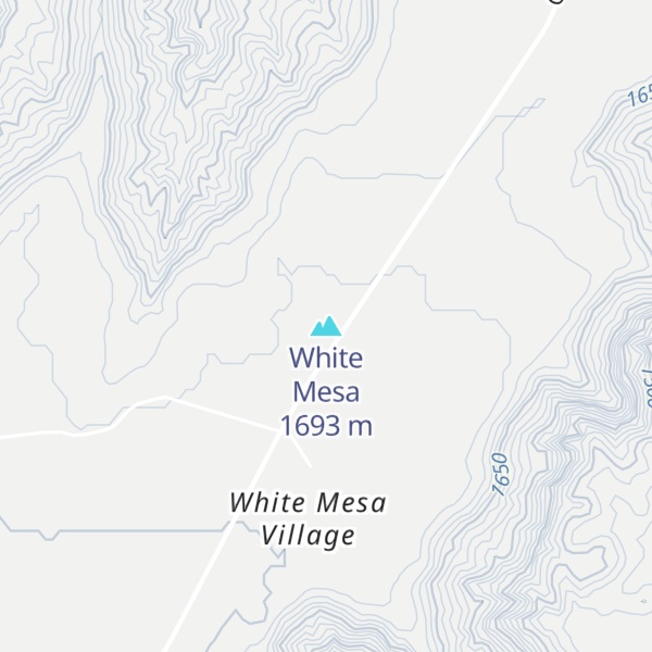 Map of White Mesa