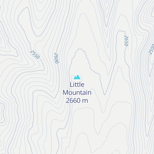Map of Little Mountain
