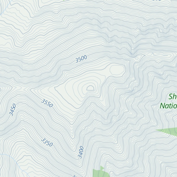 Map of Chief Mountain