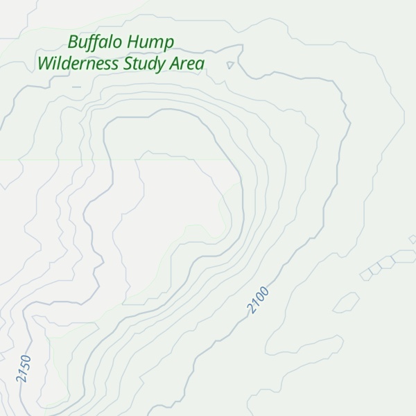 Map of Buffalo Hump