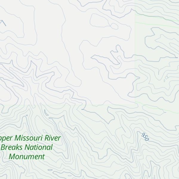Map of Barnard Ridge