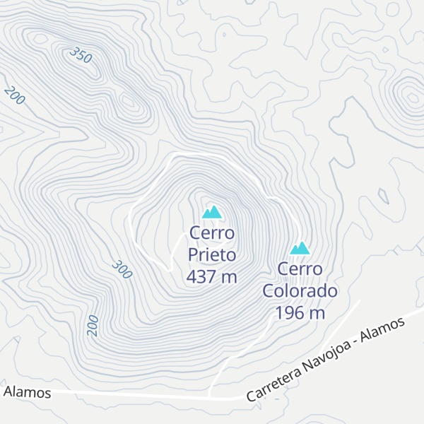 Map of Cerro Prieto