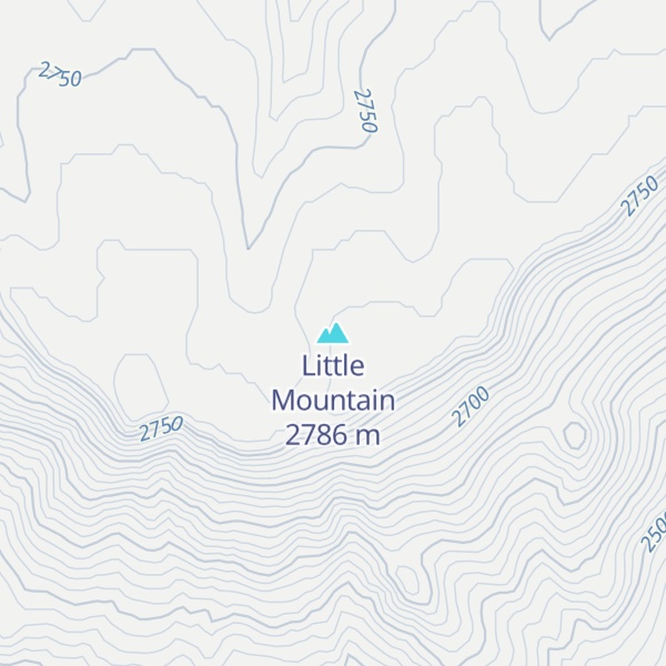 Map of Little Mountain