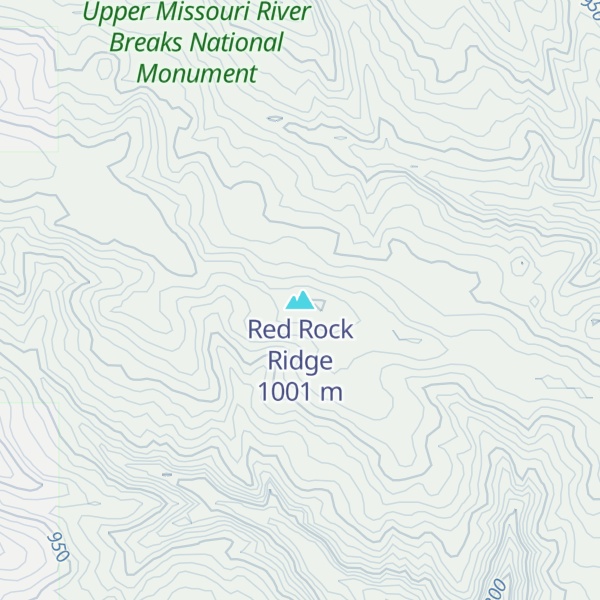 Map of Red Rock Ridge