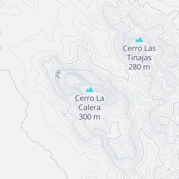 Map of Cerro La Calera