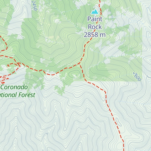 Map of Raspberry Peak