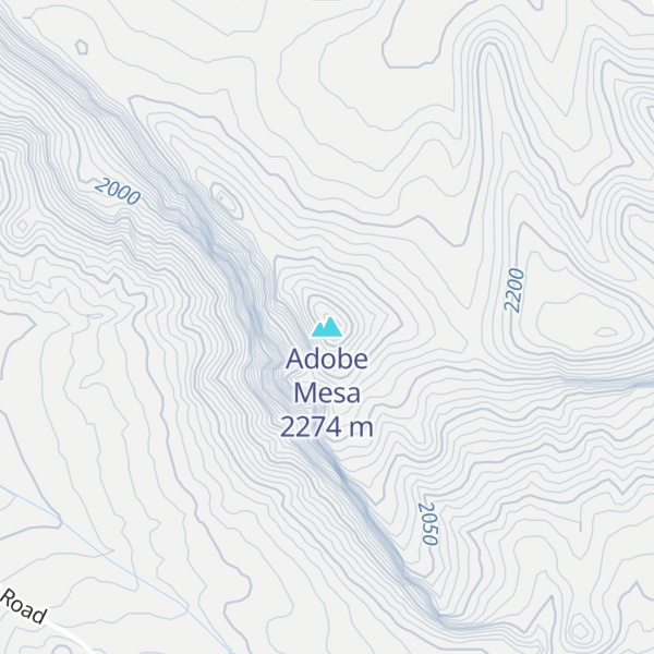 Map of Adobe Mesa
