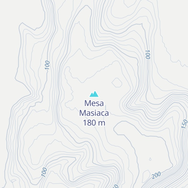 Map of Mesa Masiaca