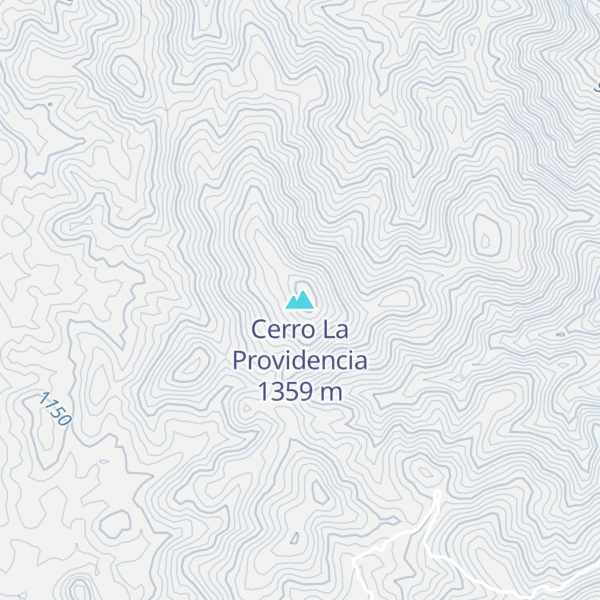 Map of Cerro La Providencia