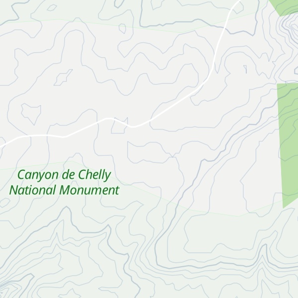 Map of Middle Mesa