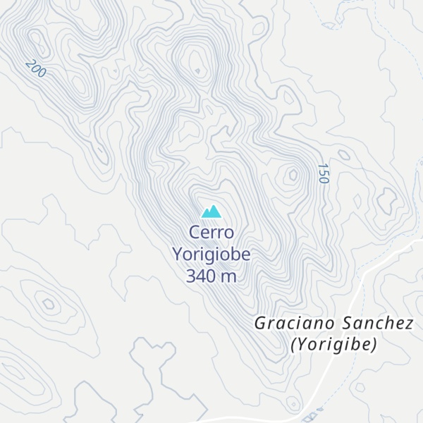 Map of Cerro Yorigiobe