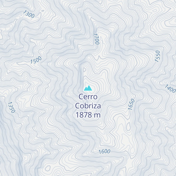 Map of Cerro Cobriza