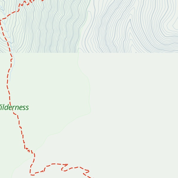 Map of Brown Mountain