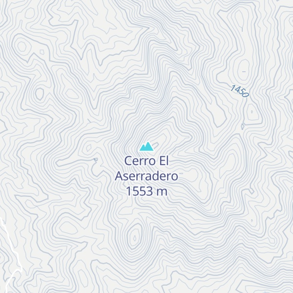 Map of Cerro El Aserradero