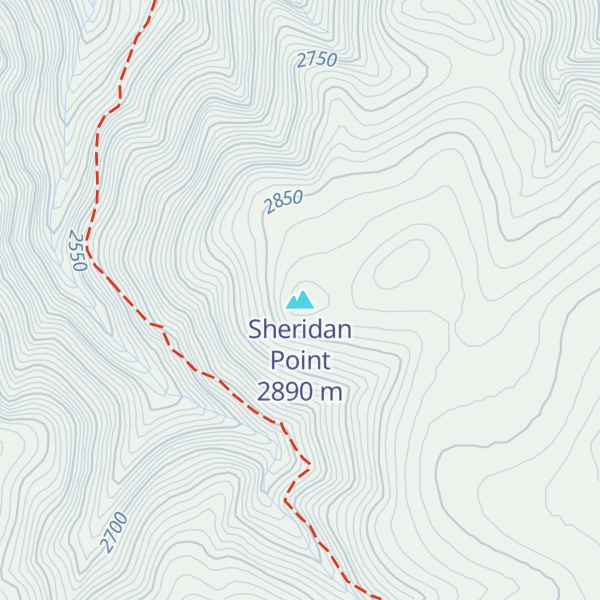 Map of Sheridan Point
