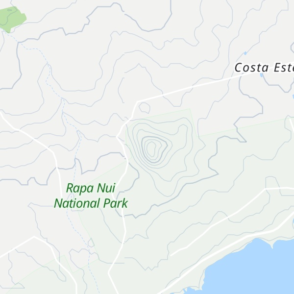Map of Ma'uŋa Kahu Rere (Kahu Rea)