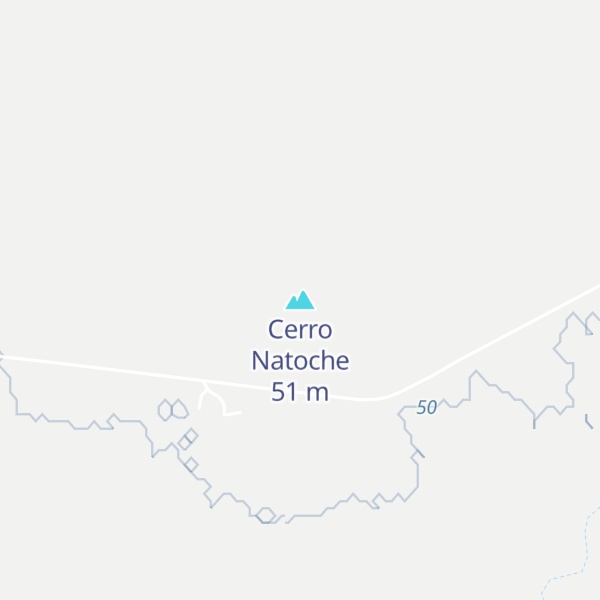 Map of Cerro Natoche