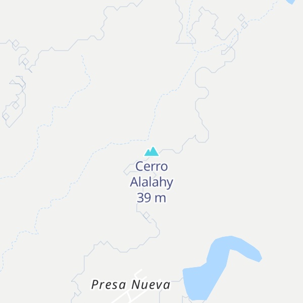 Map of Cerro Alalahy