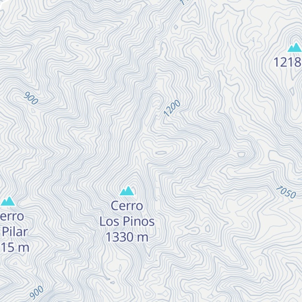 Map of Cerro La Palma
