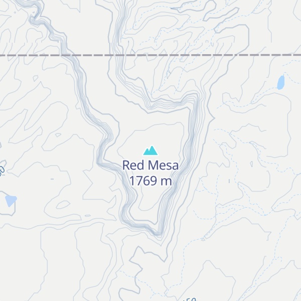 Map of Red Mesa