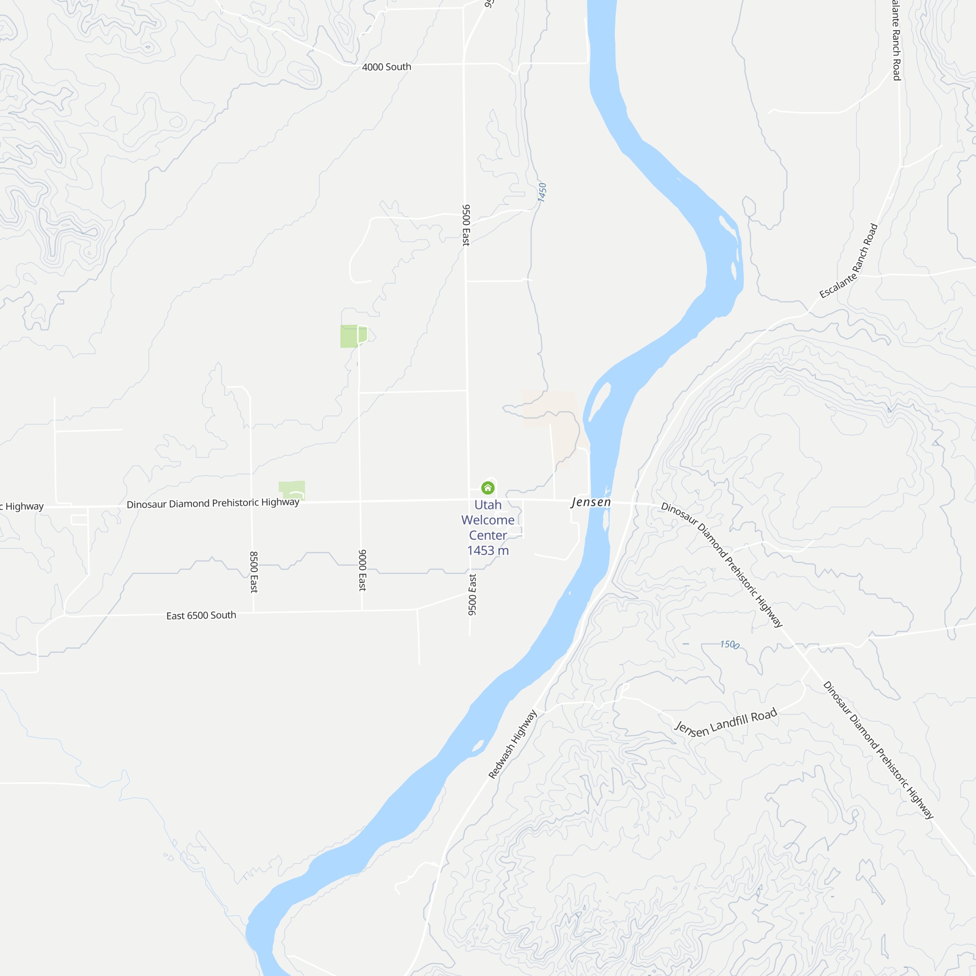 Utah Welcome Center map