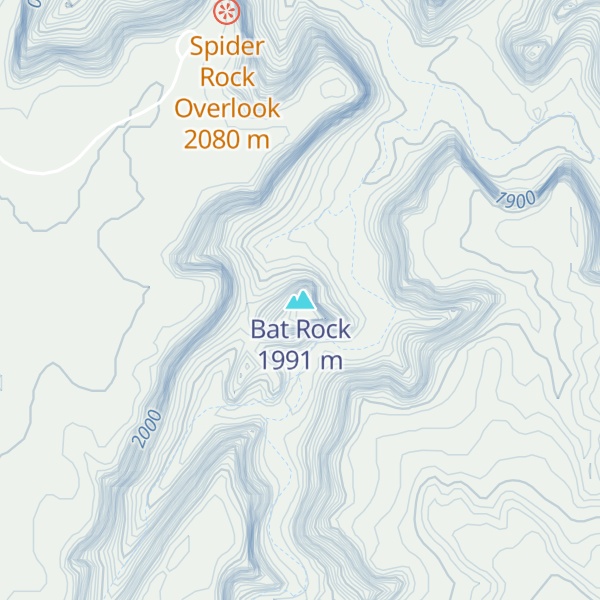 Map of Bat Rock