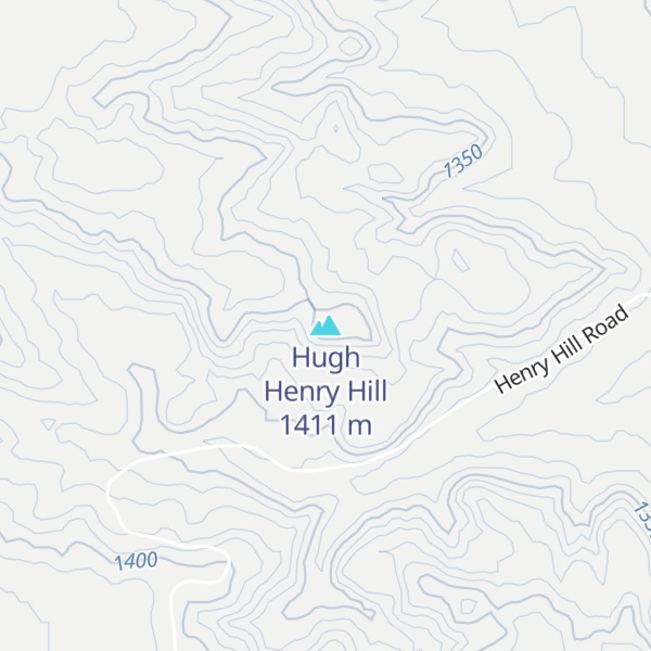 Map of Hugh Henry Hill