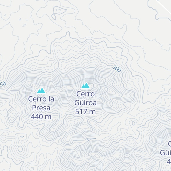 Map of Cerro Güiroa