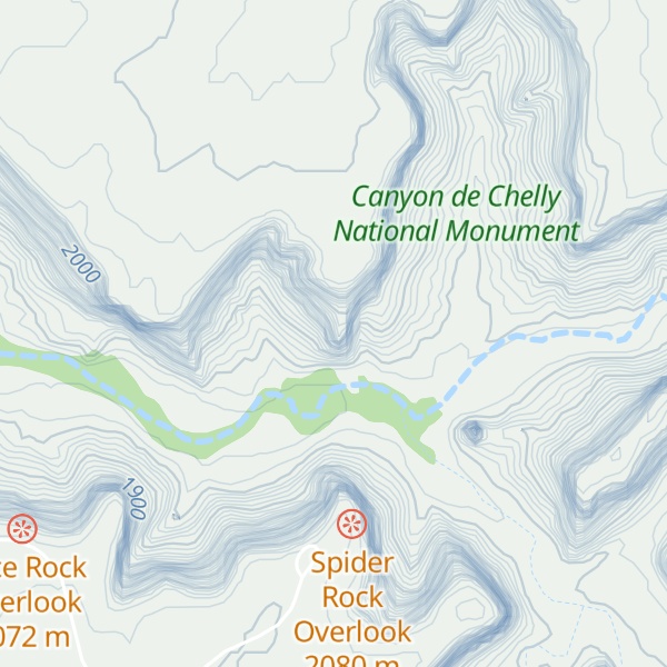 Map of Face Rock