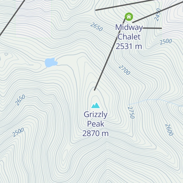 Map of Hancock Hut