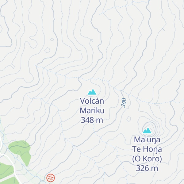 Map of Volcán Mariku