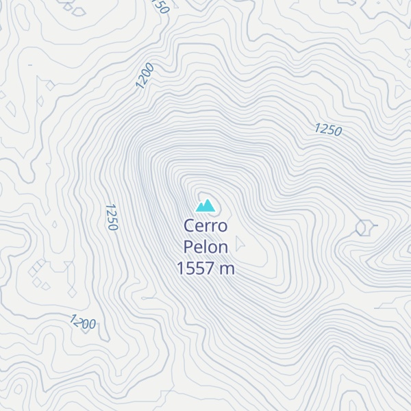 Map of Cerro Pelon