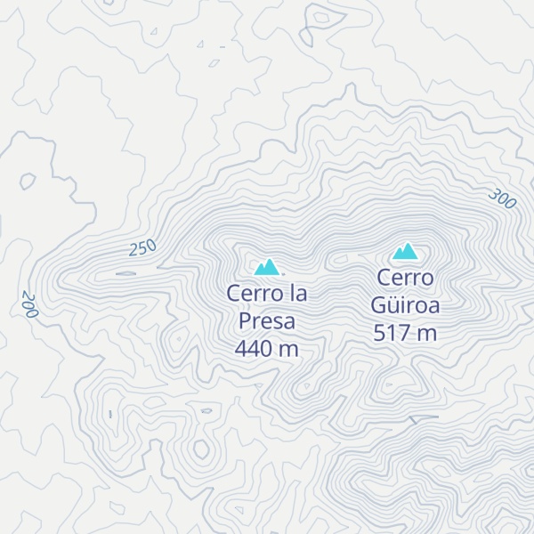 Map of Cerro la Presa