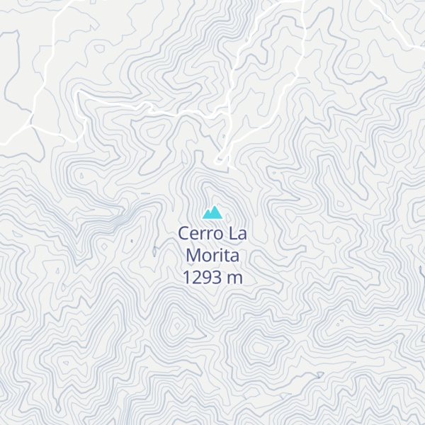 Map of Cerro La Morita