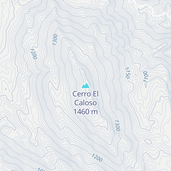 Map of Cerro El Caloso