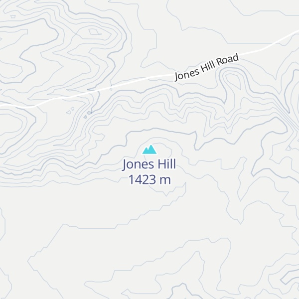 Map of Jones Hill