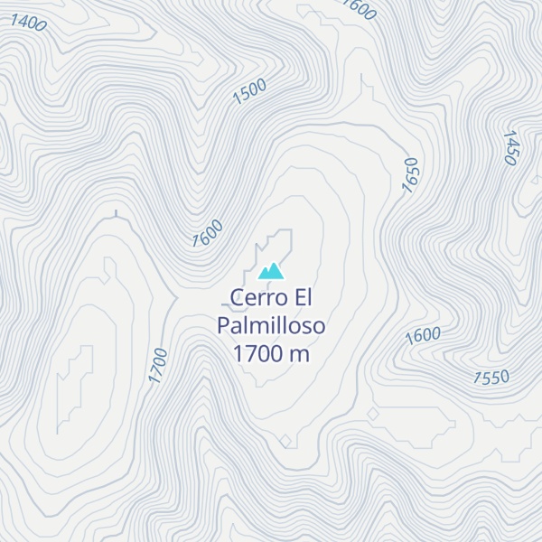 Map of Cerro El Palmilloso