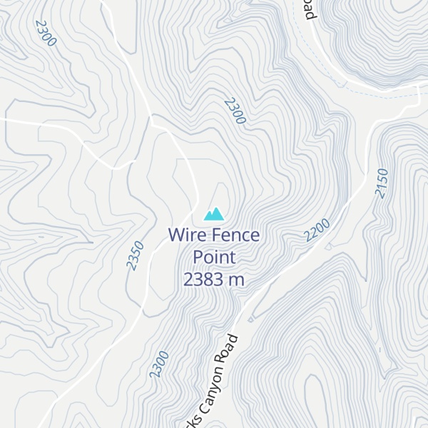 Map of Wire Fence Point
