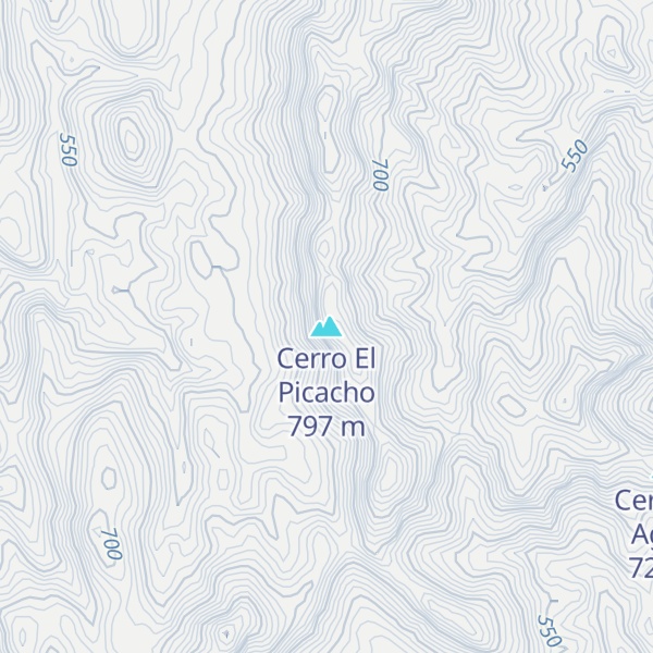 Map of Cerro El Picacho