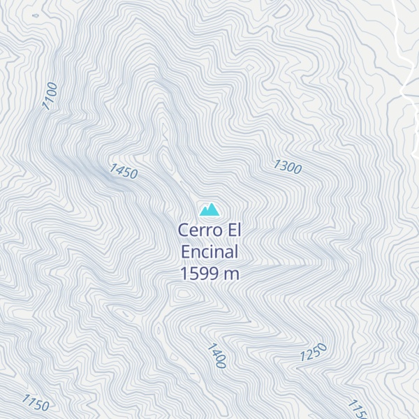 Map of Cerro El Encinal