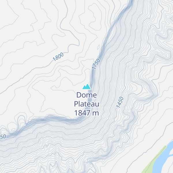 Map of Dome Plateau