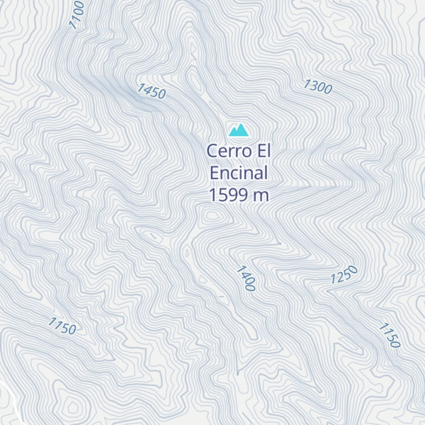Map of Cerro Espinazo del Diablo