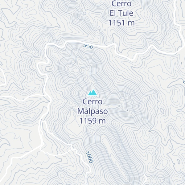 Map of Cerro Malpaso