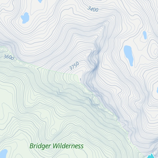 Map of Halls Mountain